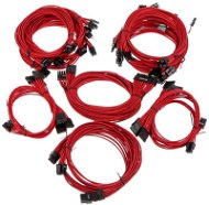 Super Flower Sleeve Cable kit Pro - červený - Ein Satz von Ladekabeln 