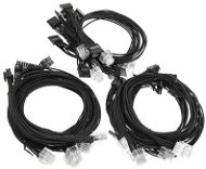 Super Flower Sleeve Cable Kit - black - Charging Cable Set