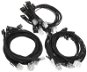 Super Flower Sleeve Cable Kit - black - Charging Cable Set