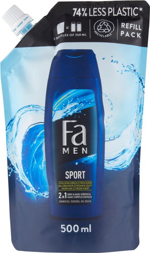 Felce Azzurra Men Shampoo and Shower Fresh Ice 250ml 8.45 fl oz