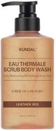 KUNDAL Eau Thermale Scrub Body Wash Leather Iris 500 ml - Shower Gel