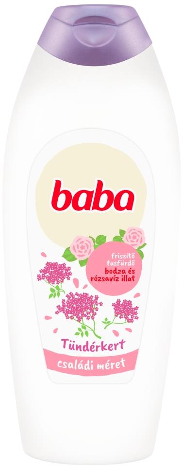 Baba Tusfürdő bodza és rózsavíz illat, 750 ml