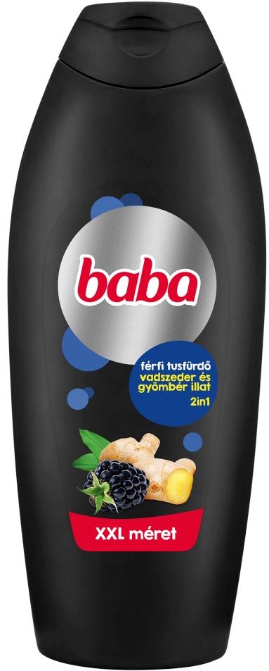 Baba Férfi tusfürdő vadszeder és gyömbér illat 2in1, 750 ml