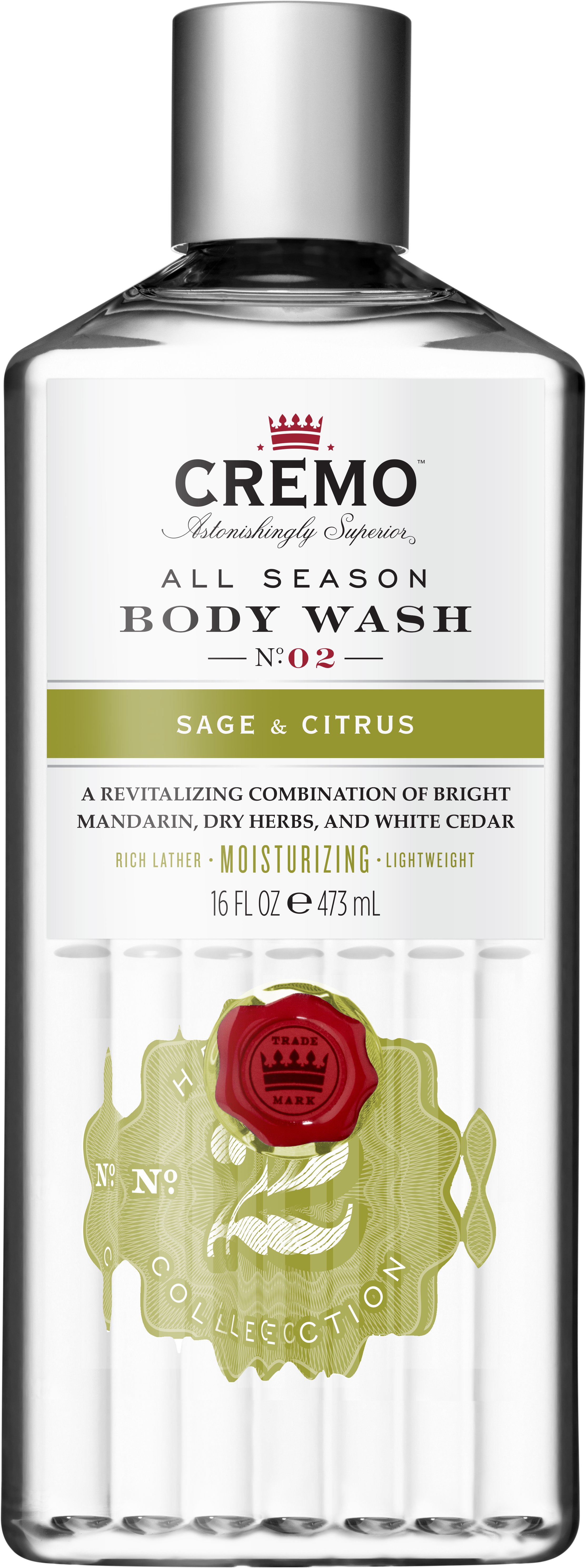 CREMO Sage & Citrus 473 ml