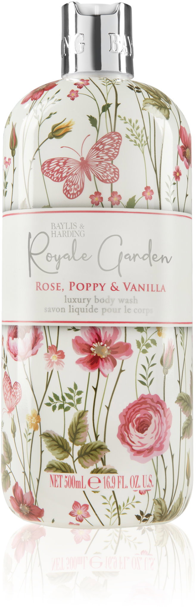 BAYLIS & HARDING Royale Garden Rose, Poppy & Vanilla 500 ml