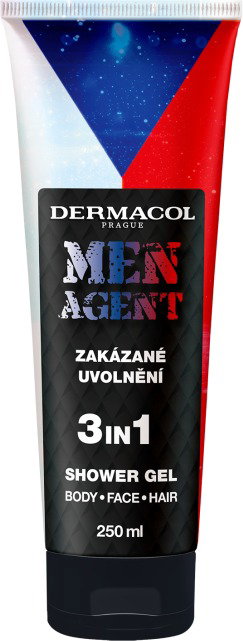 DERMACOL Men Agent Tiltott Felszabadulás 3 az 1-ben 250 ml