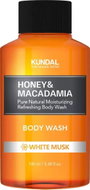 KUNDAL Honey & Macadamia Pure Body Wash White Musk 100 ml - Shower Gel