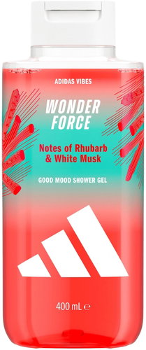 ADIDAS Wonder Force Rebarbora & bílé pižmo 400 ml - Shower Gel - Main image
