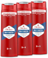 OLD SPICE WhiteWater Sprchový gel 3v1 3 × 400 ml - Sprchový gel