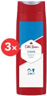 OLD SPICE Cooling 2in1 3 × 400 ml - Sprchový gél