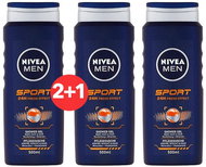 NIVEA MEN Sport Shower Gel 500 ml 2 + 1 - Shower Gel