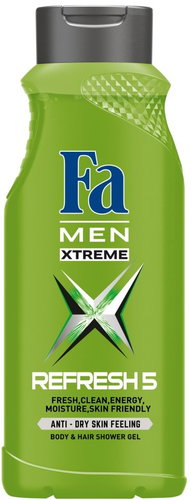 FA Men Xtreme Refresh 5 400ml - Shower Gel - Main image