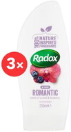 RADOX Feel Romantic Shower Gel, 3× 250ml - Shower Gel