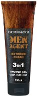 DERMACOL Men Agent Extreme Clean 3in1 Shower Gel 250 ml - Tusfürdő