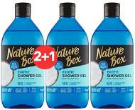 NATURE BOX Shower Gel Coconut Oil 385 ml 2 + 1 - Sprchový gél