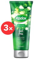 RADOX Feel Free 3x 200ml - Shower Gel