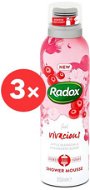 RADOX Feel Vivacious Shower Foam 3× 200 ml - Fürdőhab