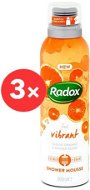 RADOX Feel Vibrant Shower Foam 3× 200 ml - Fürdőhab