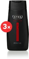 STR8 Red Code Shower Gel 3 × 250 ml - Men's Shower Gel