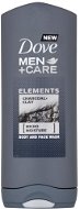 Sprchový gél Dove Men + Care Charcoal & Clay sprchovací gél na telo a tvár pre mužov 400 ml - Sprchový gel