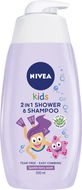 NIVEA Kids 2in1 Shower & Shampoo Girl 500 ml - Gyerek tusfürdő