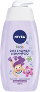 Dětský sprchový gel NIVEA Kids 2in1 Shower & Shampoo Girl 500 ml  - Dětský sprchový gel