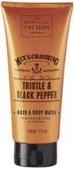 SCOTTISH FINE SOAPS Men's Shower Gel 2-in-1 - Black Pepper and Milk Thistle, 200ml - Men's Shower Gel
