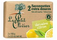 Tuhé mýdlo LE PETIT OLIVIER Extra Mild Soap Bars - Verbena Lemon 2× 100 g - Tuhé mýdlo