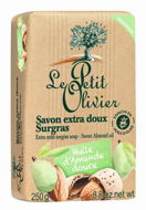 LE PETIT OLIVIER Extra Mild Soap – Sweet Almond Oil 250 g - Tuhé mydlo