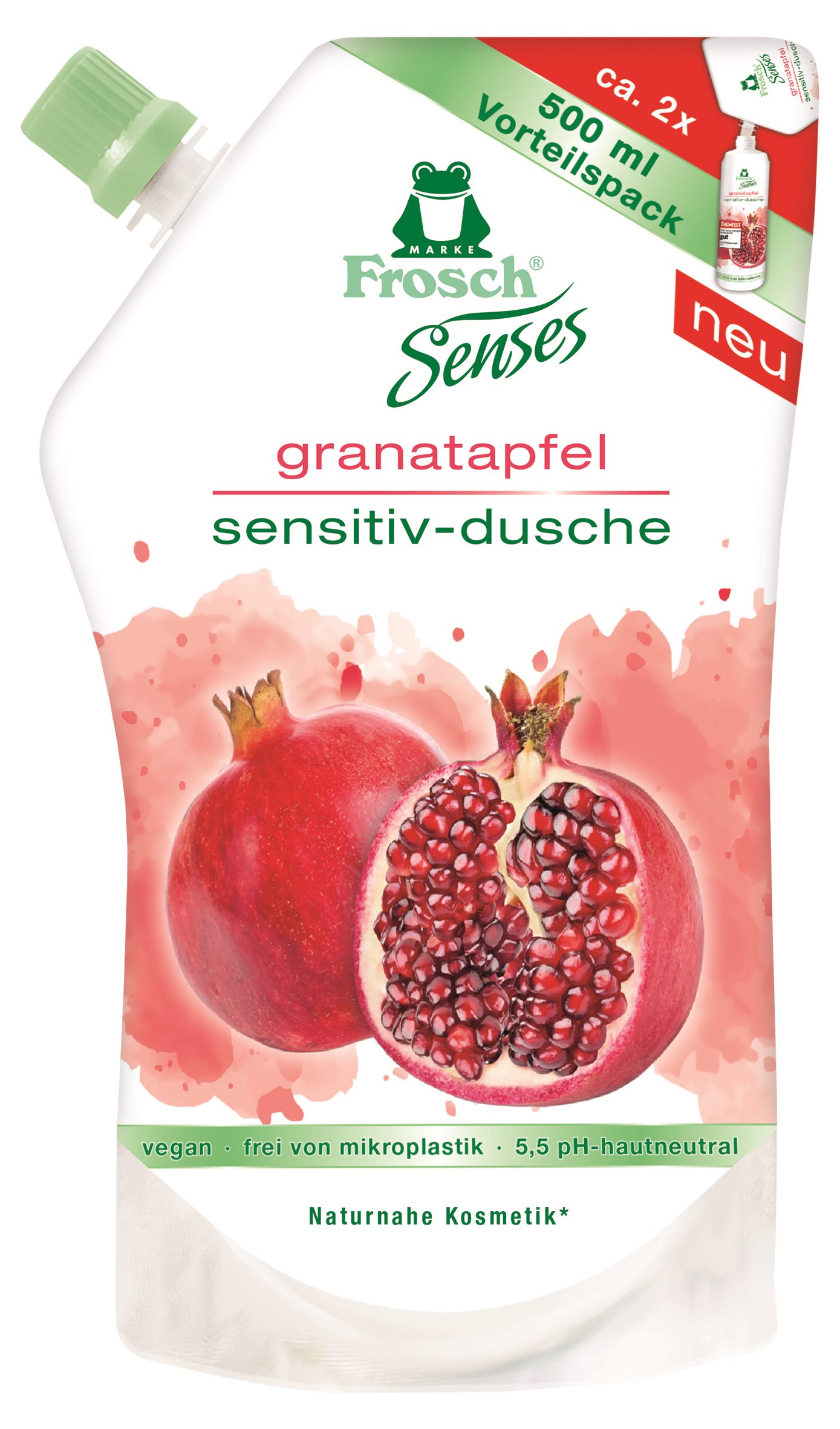 FROSCH EKO Senses Sprchový Gel Granátové Jablko 500 ml za 78 Kč