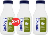 LACTOVIT Men Active revitalizing 3 in 1 shower gel 300 ml 2 + 1 - Shower Gel