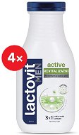 LACTOVIT Men Active Revitalizáló 3 az 1-ben tusfürdő 4 × 300 ml - Tusfürdő