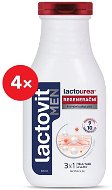 LACTOVIT Men Lactourea1° Regenerating 3in1 Shower Gel 4 × 300 ml - Shower Gel