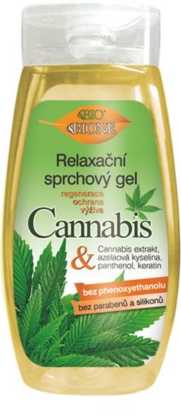 BIONE COSMETICS Bio Cannabis Relaxáló tusfürdő 260 ml