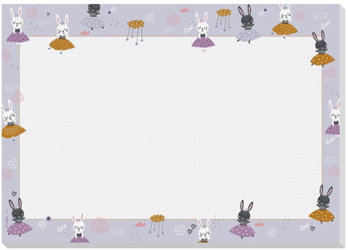 SIGEL Einwegpapier, 30 Blätter A3, Ballerina - Tischmatte - Hauptbild