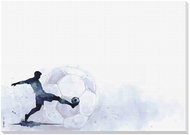 SIGEL disposable paper, 30 sheets A3, football - Table mat