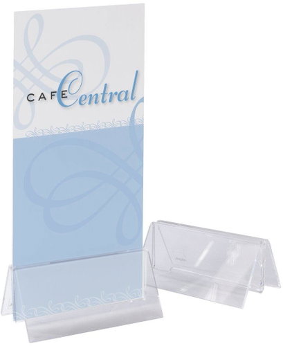 SIGEL Presentation Stand 10 × 5 × 6cm - Pack of 2 - Document Stand - Main image
