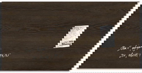 SIGEL Artverum 91x46cm - dark wood pattern - Board - Main image