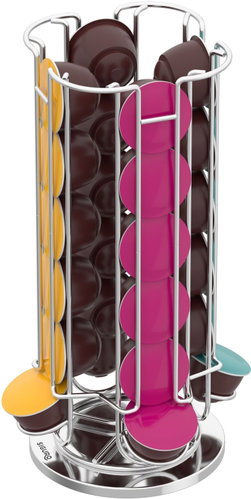 Siguro Coffee Time for Dolce Gusto, 24 Capsules, Rotatable, Chrome Main image Siguro Coffee Time for Dolce Gusto, 24 Capsules, Rotatable, Chrome - Mini Stand - Main image