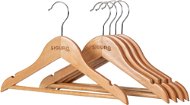 Kleiderbügel Siguro Kids Essentials aus Holz, natural, 5 Stück - Ramínko