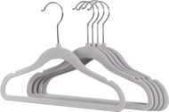 Siguro Kids Velvet Line Plastic Hanger, Grey, 5 pcs - Hanger