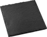 Tablett Siguro Slate Schieferplatte - 20 cm x 20 cm - schwarz - Podnos