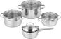 Cookware Set Siguro Set of Pure Delight pots with smart lids, 8 pcs - Sada nádobí