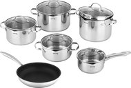Siguro Pure Delight Cookware set, 11 pcs, set of pots + pans 28 cm - Cookware Set