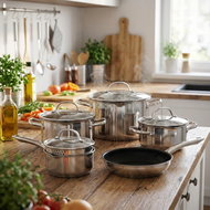 Siguro Pure Delight Cookware set, 9 pcs, set of pots + pans 20 cm - Cookware Set