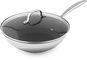 Siguro Wok Pure Delight, 28 cm, acél, ILAG® Professional S rozsdamentes felület + fedő - Wok serpenyő