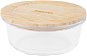 Siguro Dóza na potraviny Glass Seal Bamboo 0,6 l, 6,5 x 15 x 15 cm - Dóza