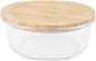 Siguro Glass Seal Bamboo élelmiszertároló edény 0,95 l, 7 x 17 x 17 cm - Tárolóedény