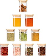Spice Container Set Siguro Set of spices, 10 x 180 ml - Sada kořenek