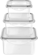 Siguro Fresh Keeper food jar set, 0,4 l + 0,7 l + 1,2 l, 3 pieces - Food Container Set